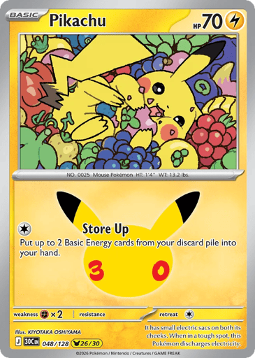 Pikachu card