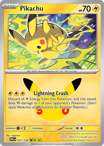 Pikachu card