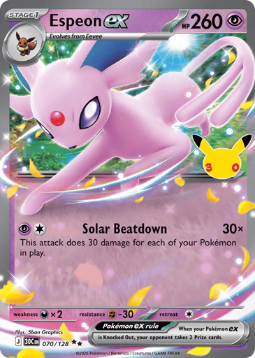 Espeon ex card