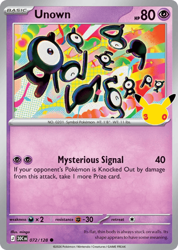 Unown card