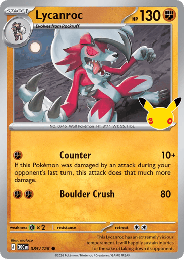 Lycanroc card