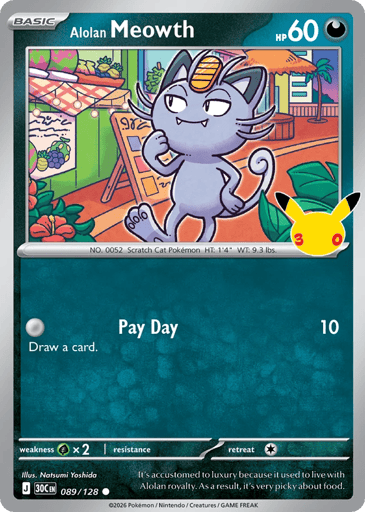 Alolan Meowth card