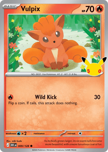 Vulpix card
