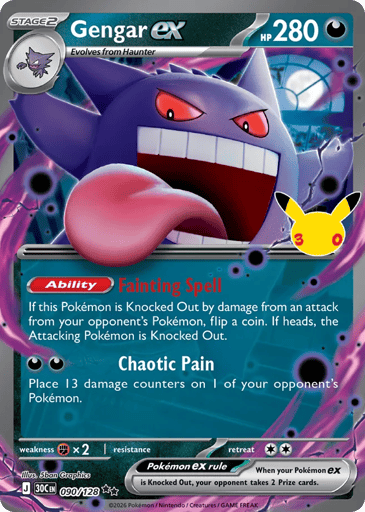 Gengar ex card