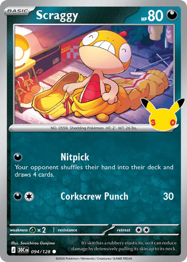 Scraggy card