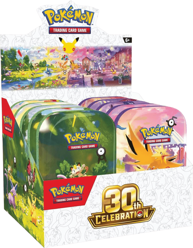 30th Celebration Mini Tin Display