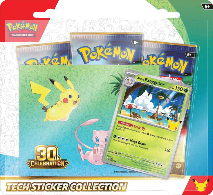 30th Celebration Tech Sticker Collection [Alolan Exeggutor]
