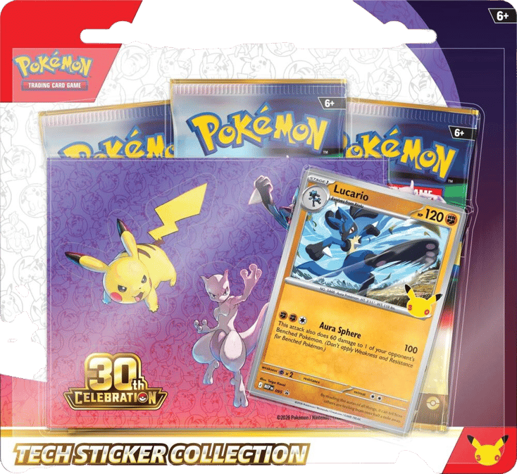 30th Celebration Tech Sticker Collection [Lucario]