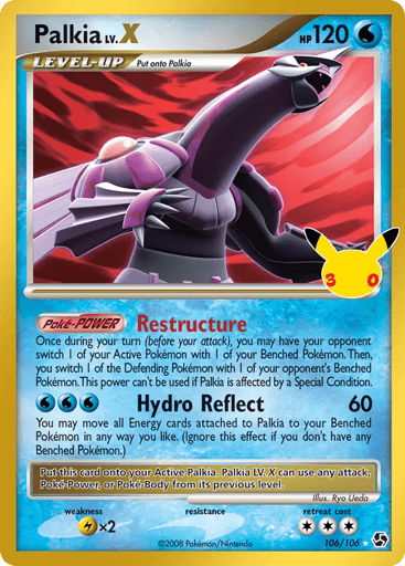 Palkia LV.X card