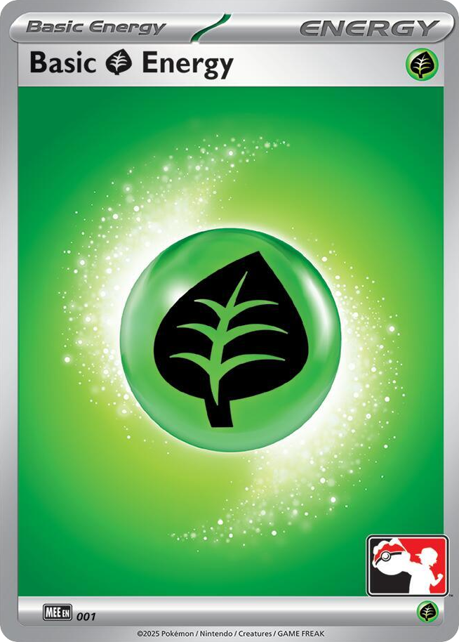 Basic Grass Energy 001 Mega Evolution Energies Pokémon card