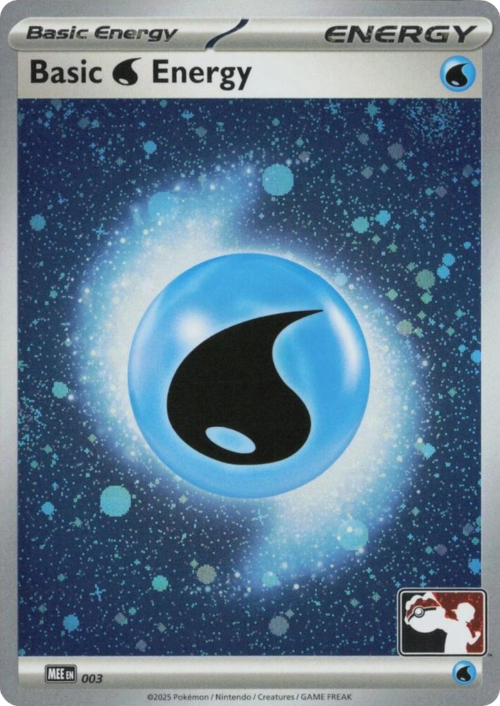 Basic Water Energy 003 Mega Evolution Energies Pokémon card