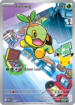 Turtwig #40 from Pokemon Mega Evolution Black Star Promos