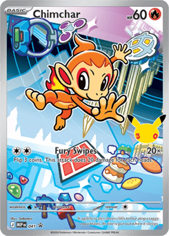 Chimchar #41 from Pokemon Mega Evolution Black Star Promos