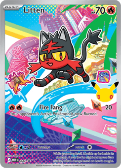 Litten #44 from Pokemon Mega Evolution Black Star Promos