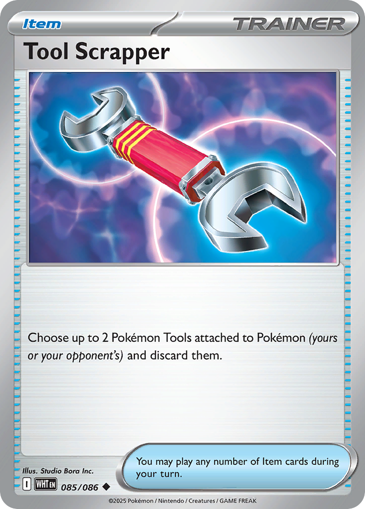 Tool Scrapper 085/086 White Flare Pokémon card