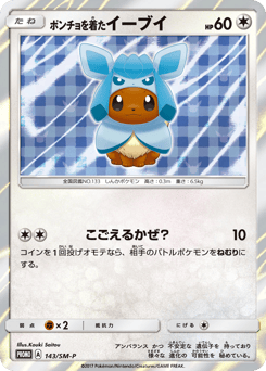 Poncho-wearing Eevee