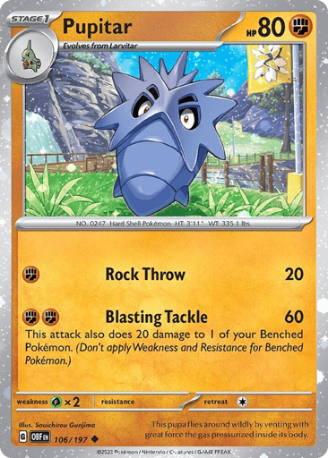 Pupitar 106/197 from Obsidian Flames