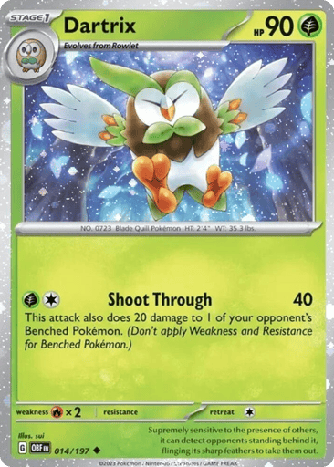 Dartrix 14/197 from Obsidian Flames