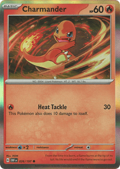 Charmander 26/197 Obsidian Flames