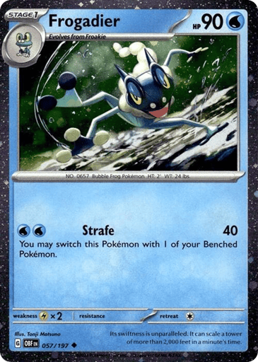 Frogadier 57/197 from Obsidian Flames