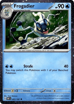 Frogadier 57/197 Obsidian Flames