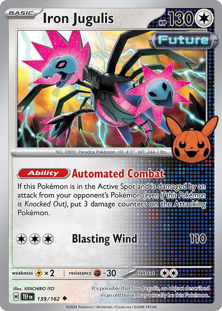 Iron Jugulis 139/162 Temporal Forces Pokémon card