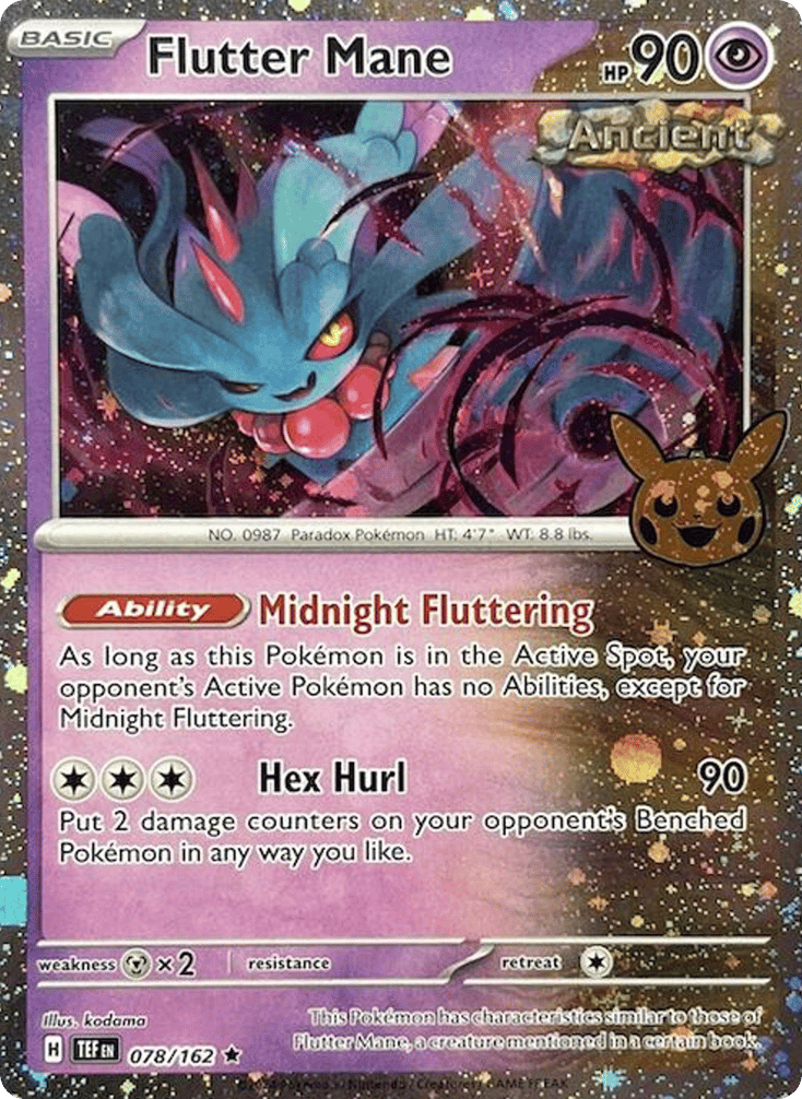 Flutter Mane 078/162 Temporal Forces Pokémon card