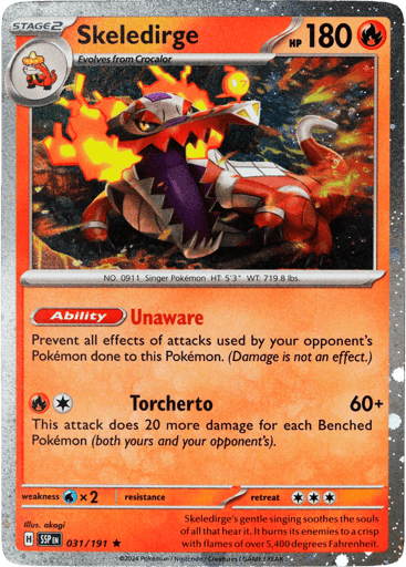 Skeledirge 31/191 from Surging Sparks