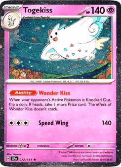Togekiss 72/191 Surging Sparks