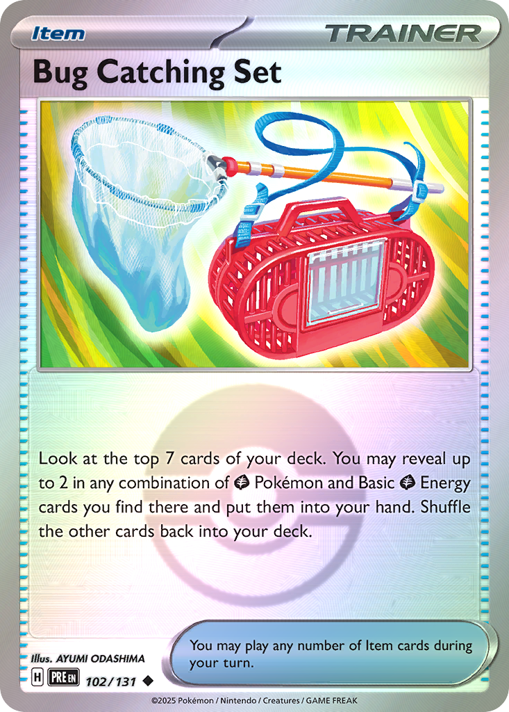Bug Catching Set 102/131 Prismatic Evolutions Pokémon card