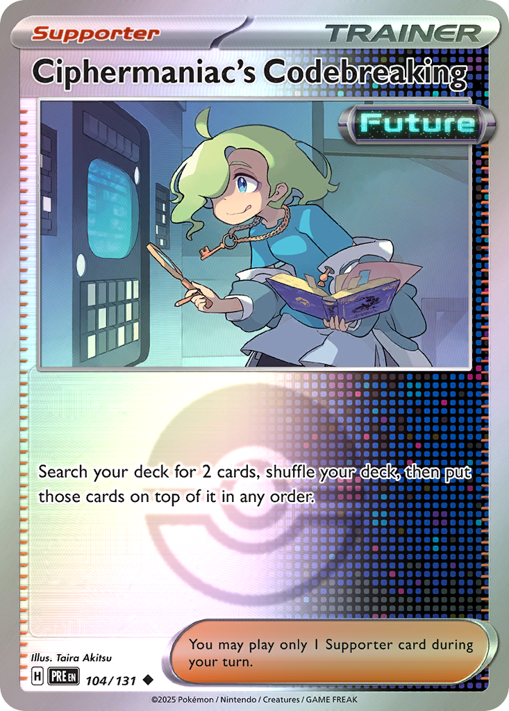 Ciphermaniac's Codebreaking 104/131 Prismatic Evolutions Pokémon card