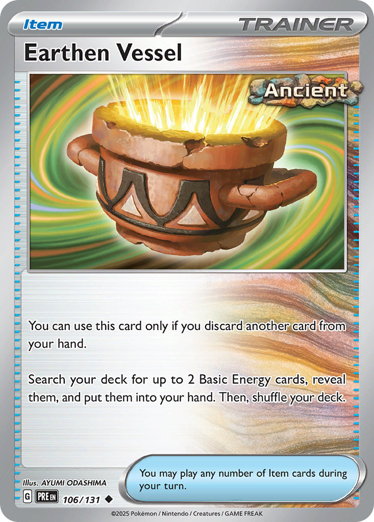 Earthen Vessel 106/131 Prismatic Evolutions Pokémon card