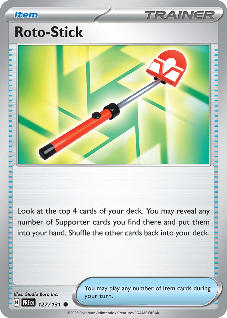 Roto-Stick 127/131 Prismatic Evolutions Pokémon card