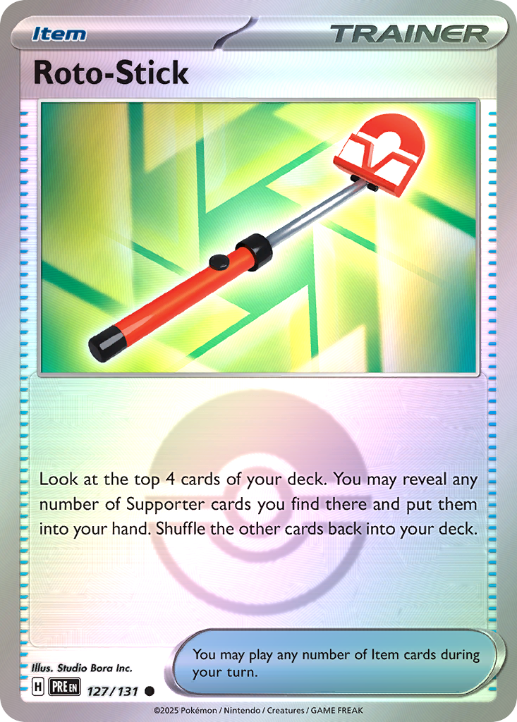 Roto-Stick 127/131 Prismatic Evolutions Pokémon card
