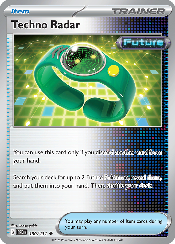 Techno Radar 130/131 Prismatic Evolutions Pokémon card