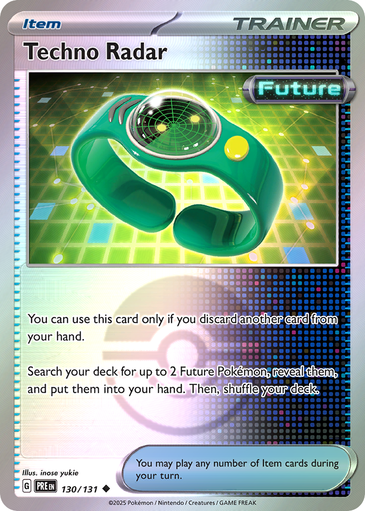 Techno Radar 130/131 Prismatic Evolutions Pokémon card