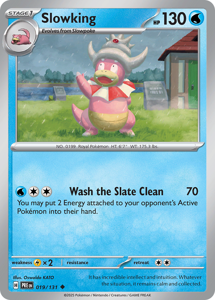 Slowking 019/131 Prismatic Evolutions Pokémon card