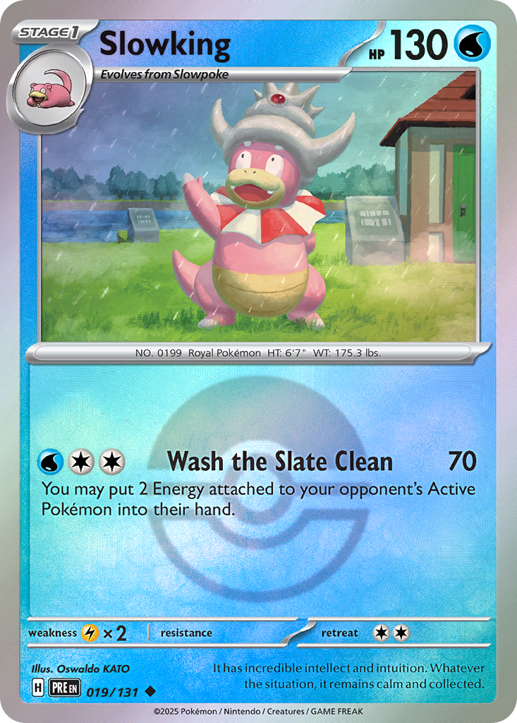 Slowking 019/131 Prismatic Evolutions Pokémon card