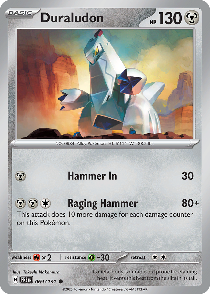 Duraludon 069/131 Prismatic Evolutions Pokémon card