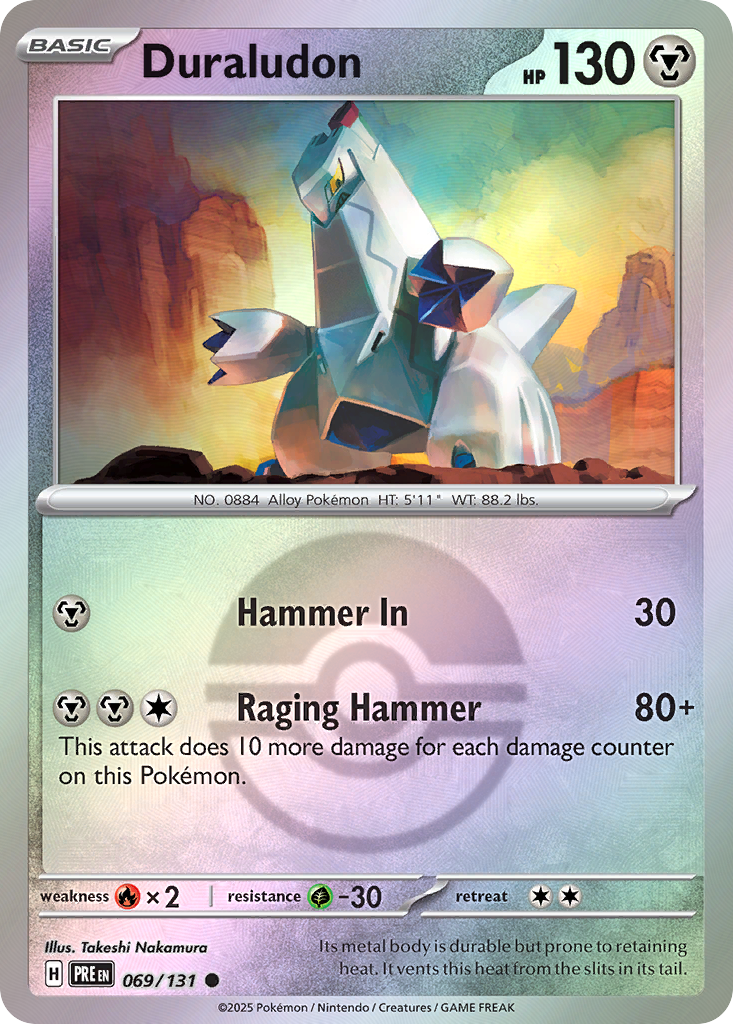 Duraludon 069/131 Prismatic Evolutions Pokémon card