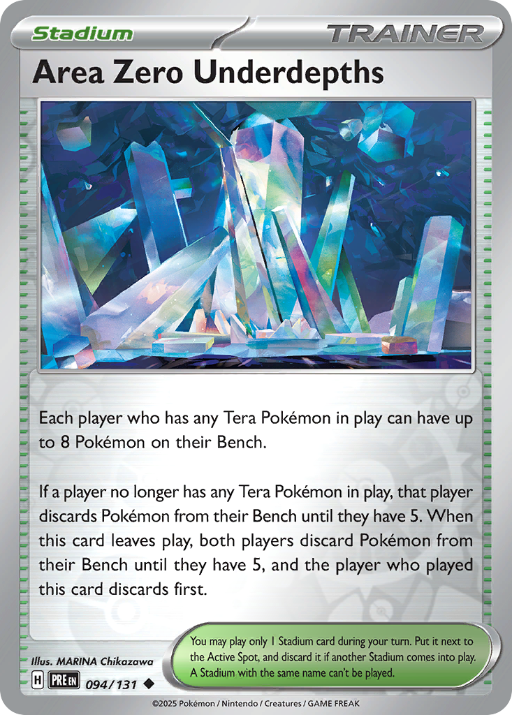 Area Zero Underdepths
