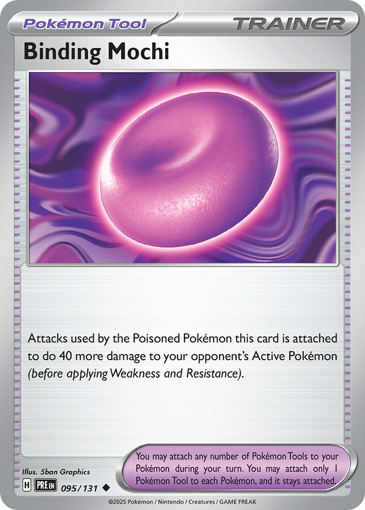 Binding Mochi 095/131 Prismatic Evolutions Pokémon card