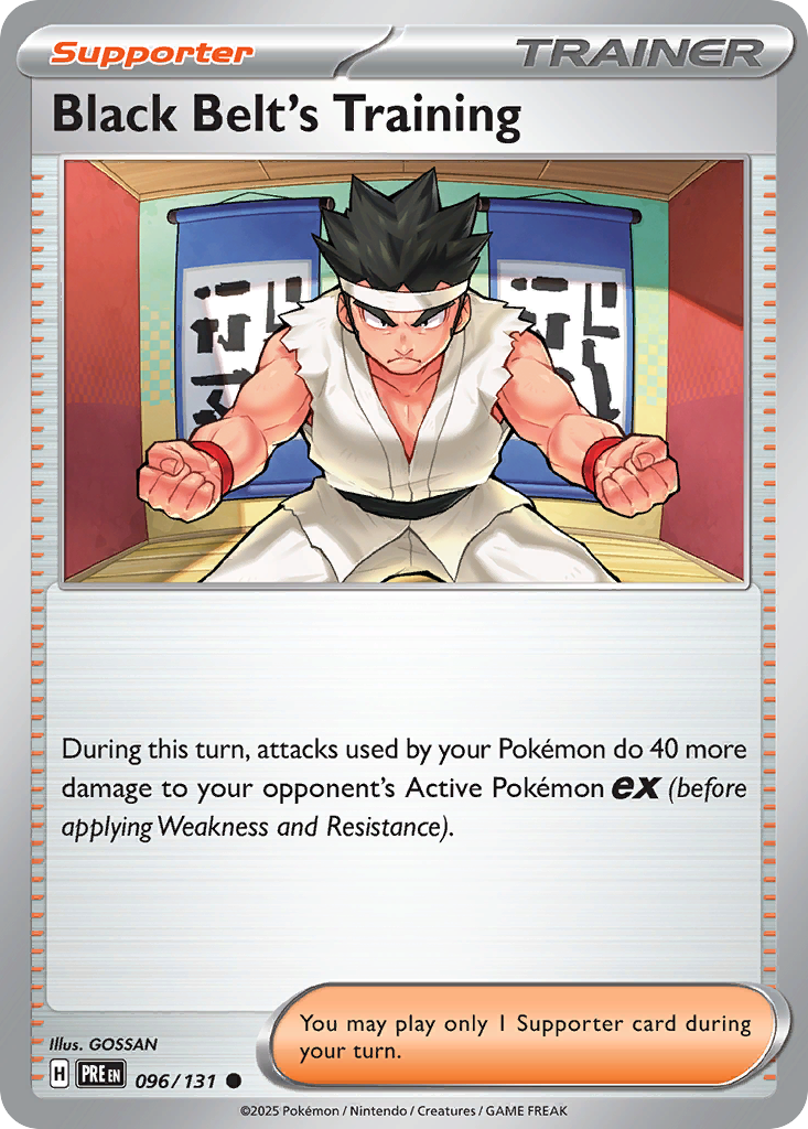 Black Belt's Training 096/131 Prismatic Evolutions Pokémon card