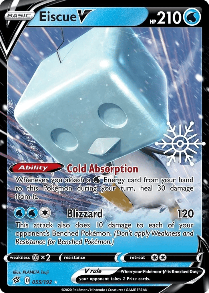Eiscue V 055/192 Rebel Clash Pokémon card