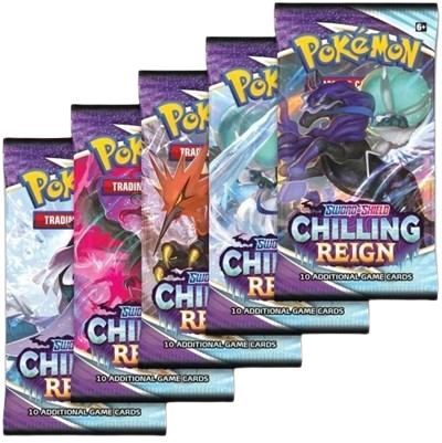 Chilling Reign Booster Pack Art Bundle (Set of 5)