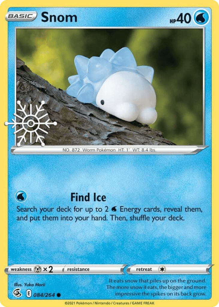 Snom 084/264 Fusion Strike Pokémon card