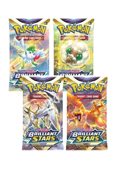 Brilliant Stars Booster Pack Art Bundle (Set of 4)