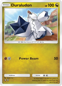 Duraludon from Team Rocket's Ambition — Pokémon card with duraludon
