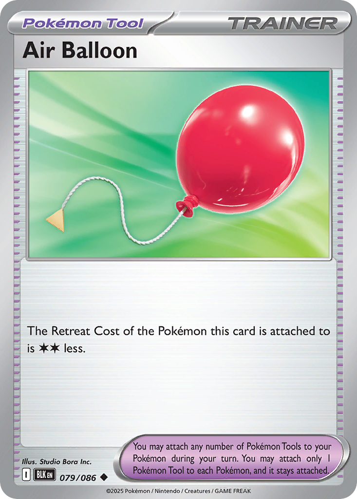 Air Balloon 079/086 Black Bolt Pokémon card