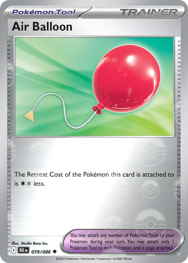 Air Balloon 079/086 Black Bolt Pokémon card